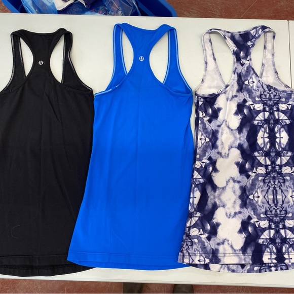 (3) lululemon racerback tanks. - Picture 1 of 1